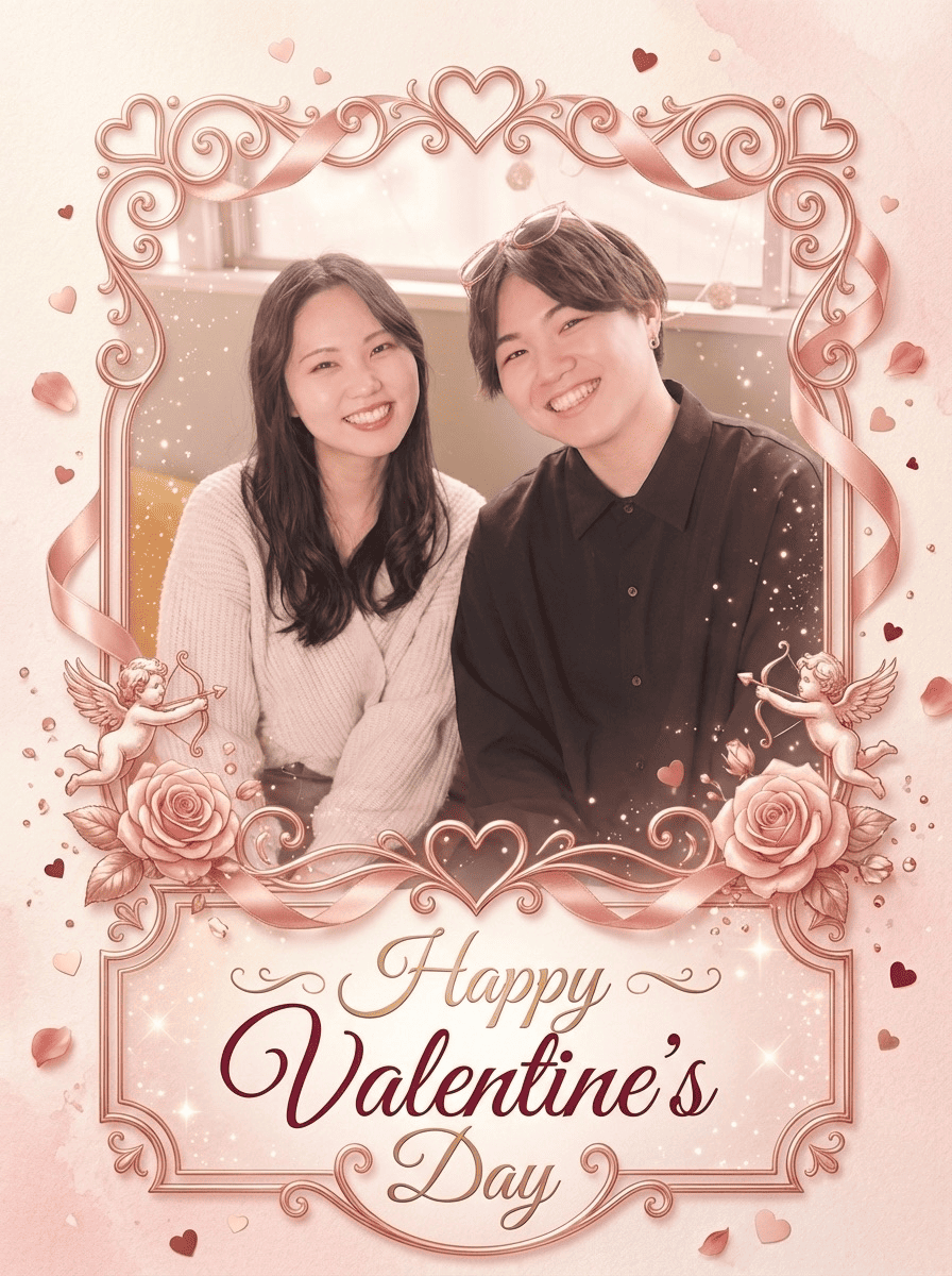 バレンタインカード